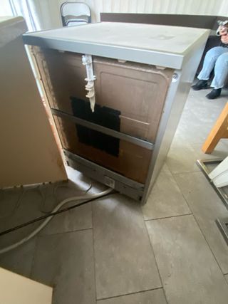 Lavavajillas plateado