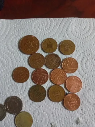 Lote de monedas variadas