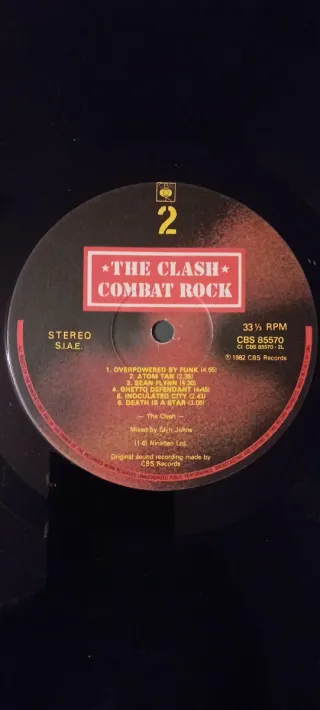 Vinile The Clash Combat Rock