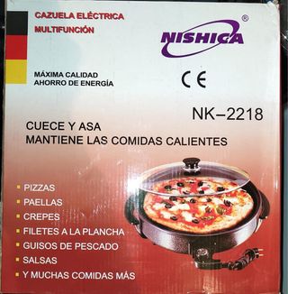 Cazuela Eléctrica Multifunción Nishiga NK-2218