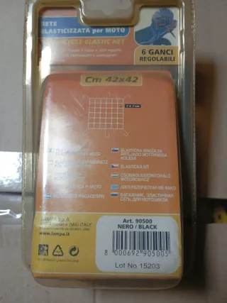 Red elástica sujeción casco motocicleta