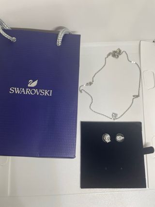 Set Collana e Orecchini Swarovski Argento