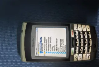 BlackBerry 7100g Plata