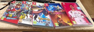 Confezione 5 giochi Nintendo Switch: Mario, Pokémon, FIFA