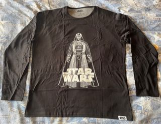 Pijama Star Wars XL Negro Gris Nuevo