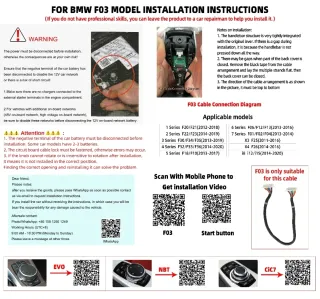 Pomo Palanca Cambio Cristal BMW F-series