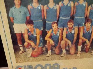 TARJETA POSTAL CIBONA DRAZEN PETROVIC 85-86 SIGNED