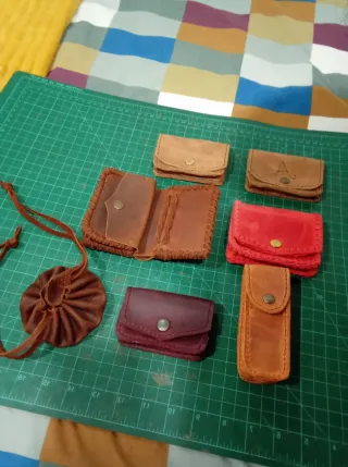 Cartera Tarjetero Cuero