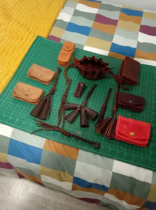 Cartera Tarjetero Cuero