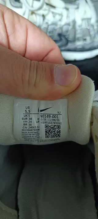 Zapatillas Nike Bowerman Series Talla 38 Plata