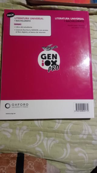 Literatura Universal 1º Bachillerato. Libro del...