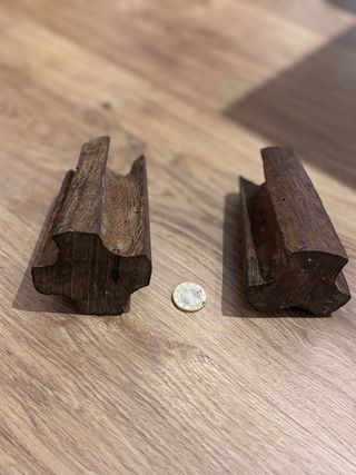 Antigua herramienta de corte para cañas