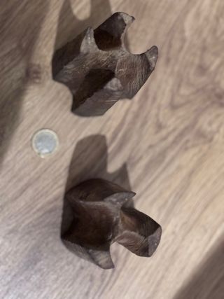 Antigua herramienta de corte para cañas