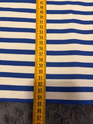 Sweatshirt riscas de mulher Armedangels azul/bege