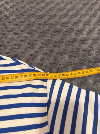 Sweatshirt riscas de mulher Armedangels azul/bege