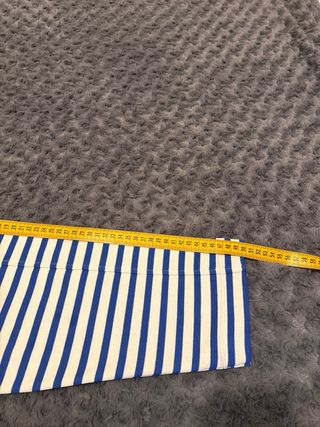 Sweatshirt riscas de mulher Armedangels azul/bege