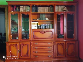 libreria de madera maciza urge venta