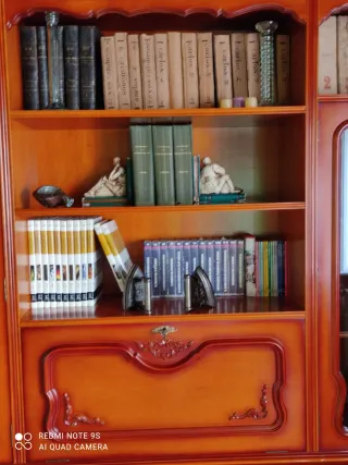 libreria de madera maciza urge venta
