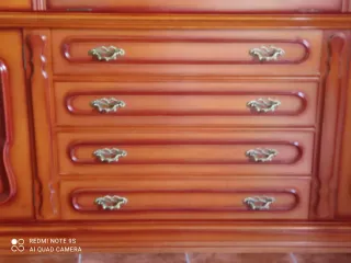 libreria de madera maciza urge venta