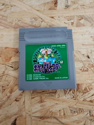 Cartucho Pokémon Verde Game Boy Japon