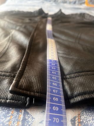 Chaqueta Biker Zara Negra XL