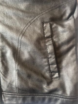 Chaqueta Biker Zara Negra XL