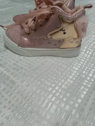 Scarpe bambina glitter rosa