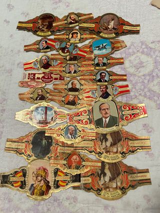 Vitolas o anillos de puro antiguos