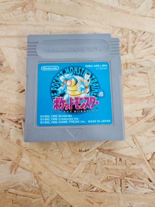 Cartucho Pokémon Azul Japonés Nintendo Game Boy