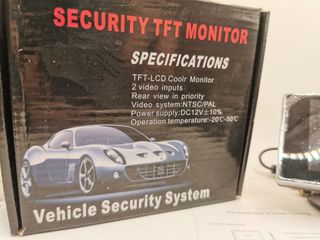 Monitor TFT Coche + Cámara Trasera