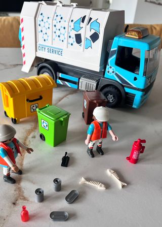 Playmobil Camión Reciclaje City Service