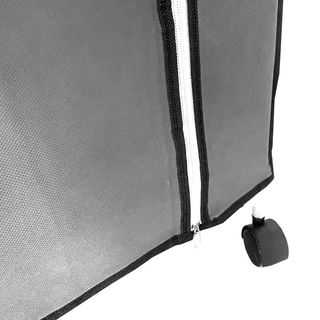 Armario Vestidor con Ruedas 170x125x45 Gris NUEVO