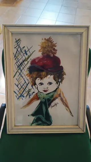 Quadro con bambino