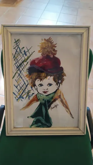 Quadro con bambino