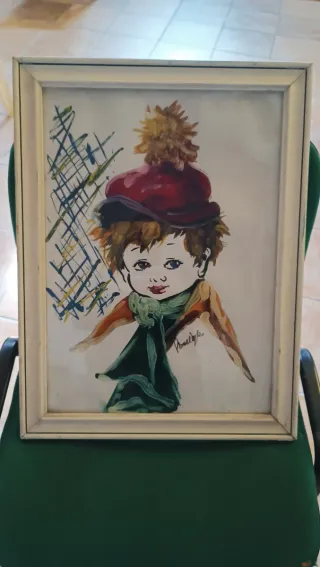 Quadro con bambino