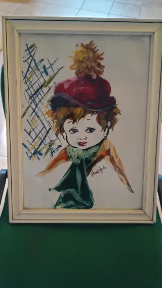 Quadro con bambino