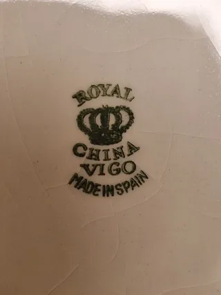 Vajilla Royal China Vigo 8 Platos Vintage