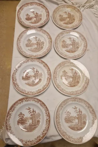 Vajilla Royal China Vigo 8 Platos Vintage