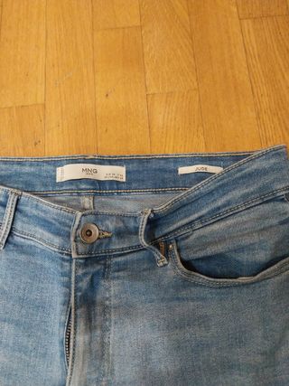 Pantalón vaquero hombre pitillo Mango talla 40