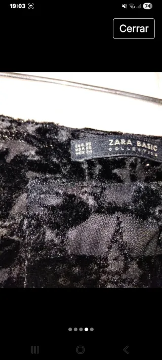 Pantalón negro Zara