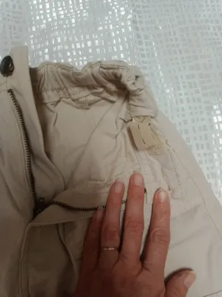 Pantaloni cargo bambina beige Taglia 11 anni