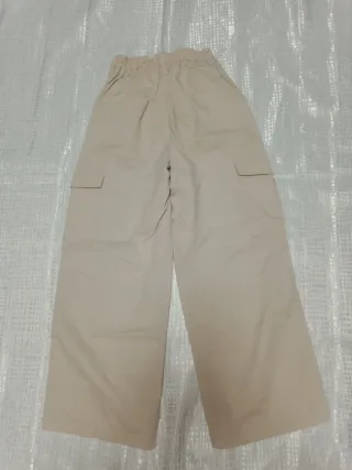 Pantaloni cargo bambina beige Taglia 11 anni