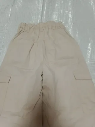 Pantaloni cargo bambina beige Taglia 11 anni