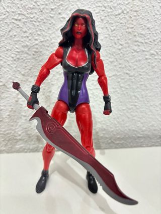 Red She-Hulk Marvel Legends Figura
