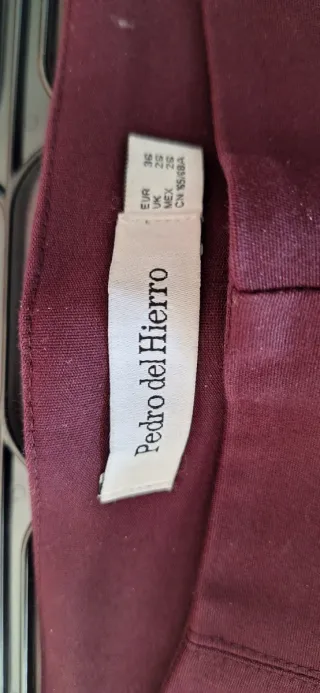 Pantalón Pedro del Hierro burdeos