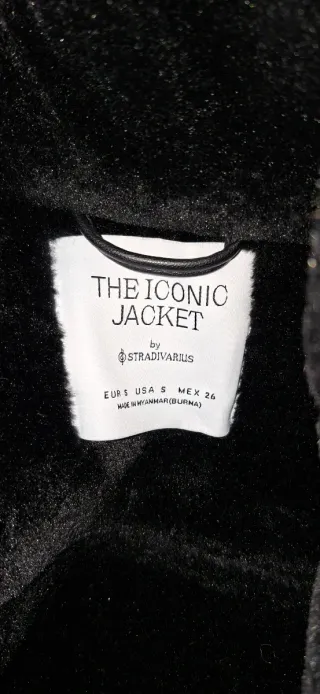 Chaqueta Stradivarius Negra Mujer