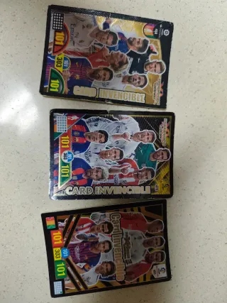 3 Cromos Card Invencible Adrenalyn