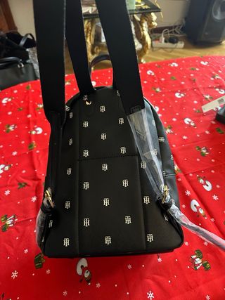 Mochila Tommy Hilfiger Negra Logo TH