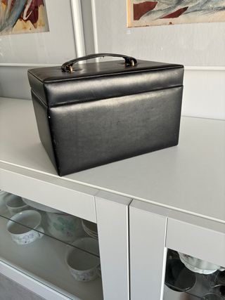 Joyero piel tipo maletin, cerradura de combinacion