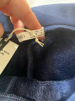 Leggings térmicos azules